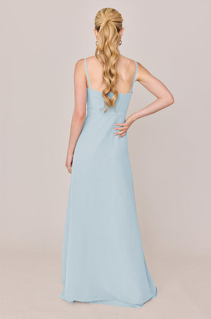 Nova Chiffon Dress | Made To Order | Light Blue