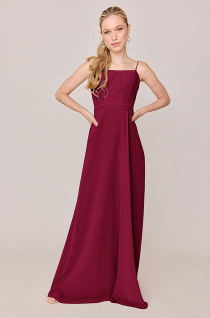 Nova Chiffon Dress | Made To Order | Marsala