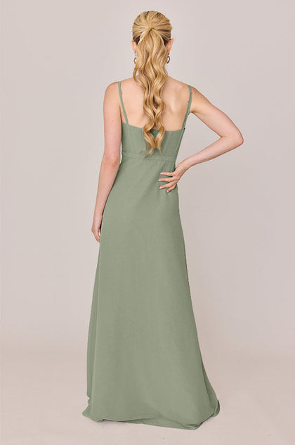 Nova Chiffon Dress | Made To Order | Moss