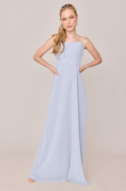 Nova Chiffon Dress | Made To Order | Periwinkle