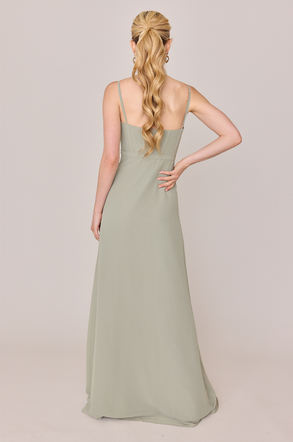 Nova Chiffon Dress | Made To Order | Sage