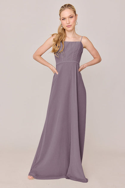 Nova Chiffon Dress | Made To Order | Wisteria