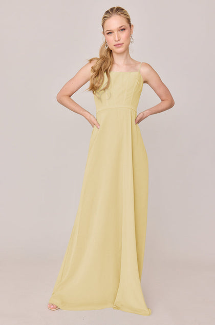 Nova Chiffon Dress | Made To Order | Yellow