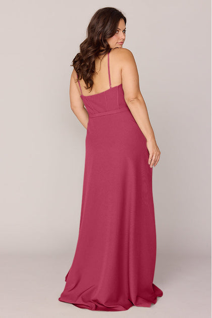 Nova Crepe Dress | Made To Order | Berry