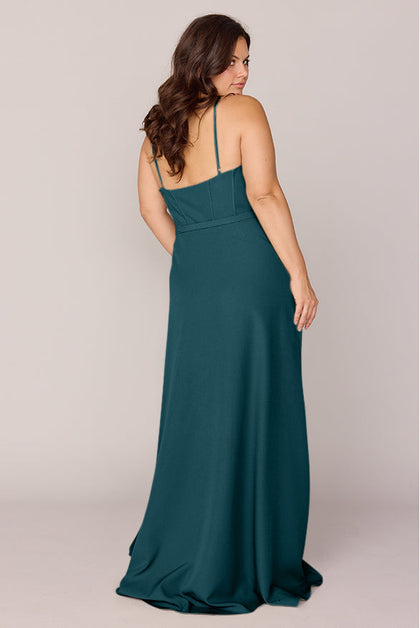 Nova Crepe Dress | Made To Order | Classic Emerald