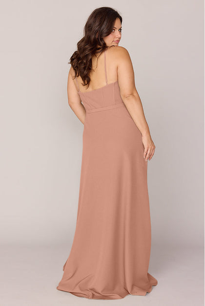 Nova Crepe Dress | Made To Order | Desert Rose