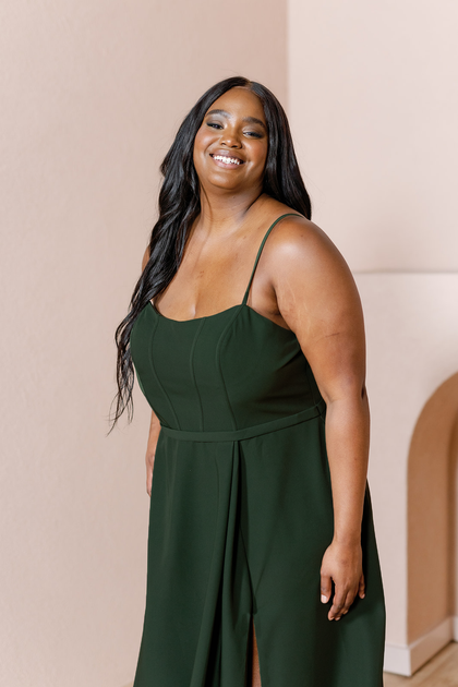 Model: Laken; Size: 24; Color: Deep Olive