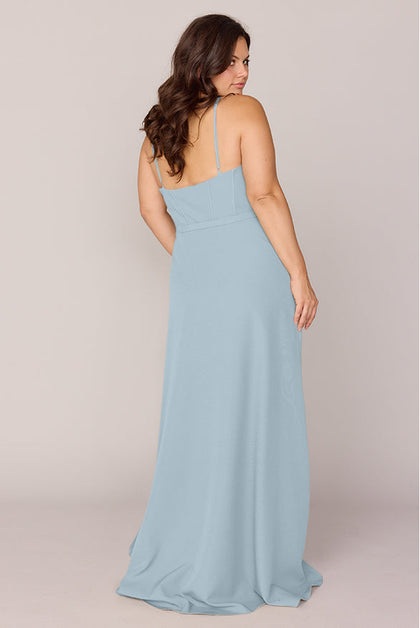 Nova Crepe Dress | Made To Order | Light Blue