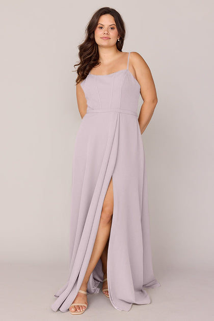 Nova Crepe Dress | Made To Order | Lilac