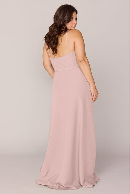 Nova Crepe Dress | Made To Order | Petal Pink