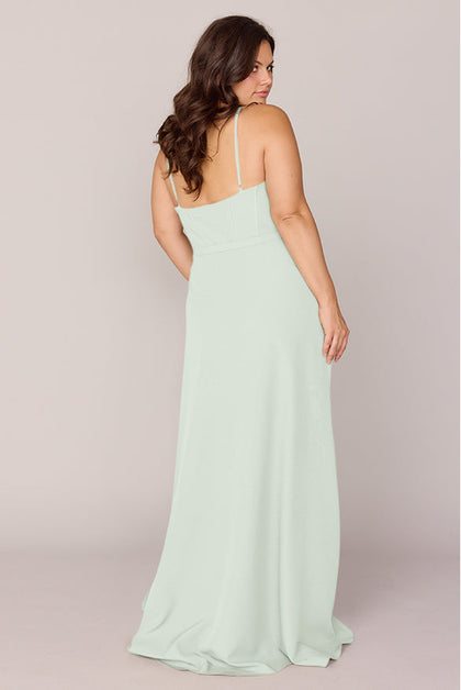 Nova Crepe Dress | Made To Order | Pistachio