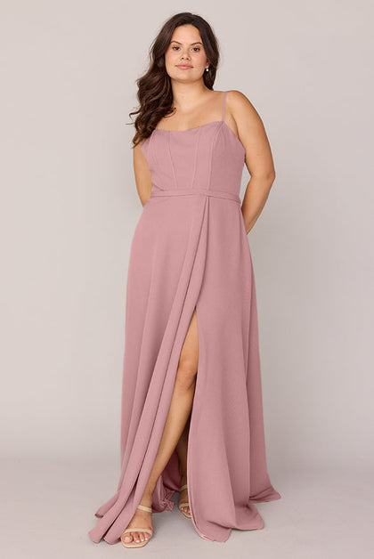 Nova Crepe Dress | Made To Order | Rose Quartz
