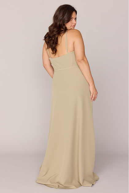 Nova Crepe Dress | Made To Order | Sage