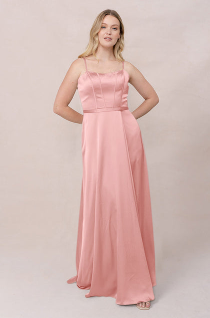 Nova Satin Dress | Made To Order | Blushing Bride