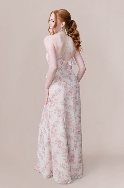 Model: Merrik; Size: 4; Color: Blushing Bride Bouquet