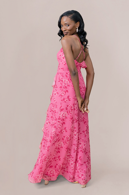 Model: April; Size: 4; Color: Malibu Pink Bouquet