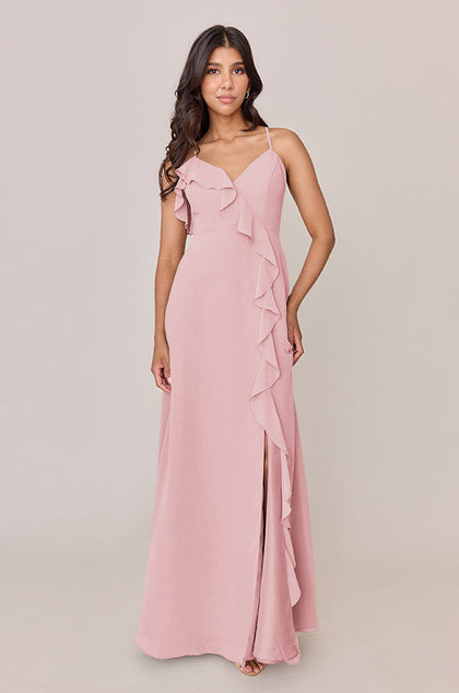 Paloma Chiffon Dress | Made To Order | Blushing Bride