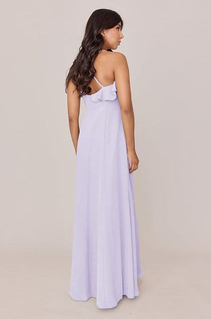 Paloma Chiffon Dress | Made To Order | Light Lavender