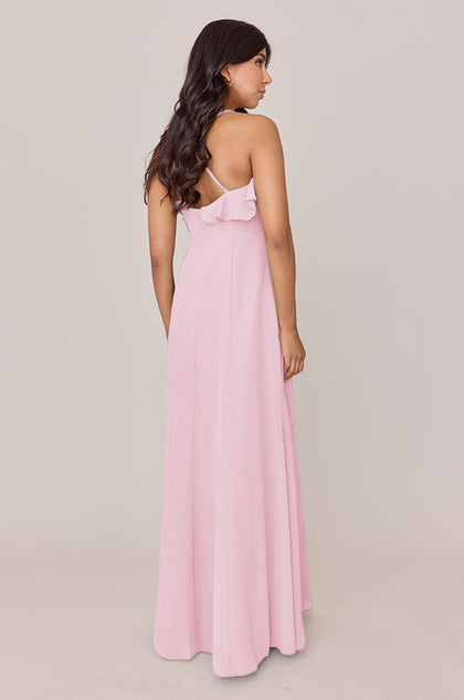 Paloma Chiffon Dress | Made To Order | Perfect Pink