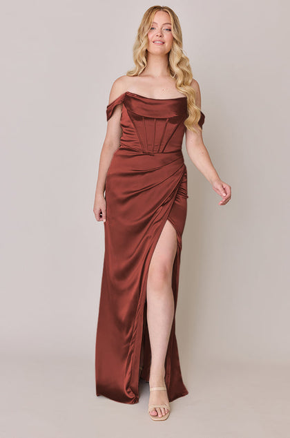 Paris Satin Dress | Made To Order | Cinnamon Rose