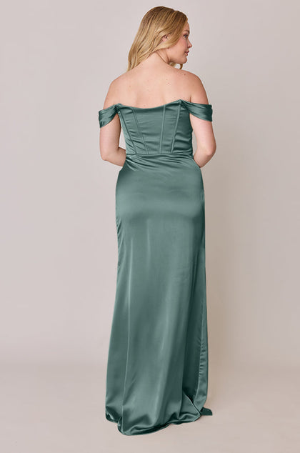 Paris Satin Dress | Made To Order | Rosemary