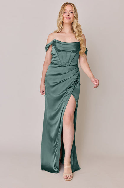 Paris Satin Dress | Made To Order | Rosemary