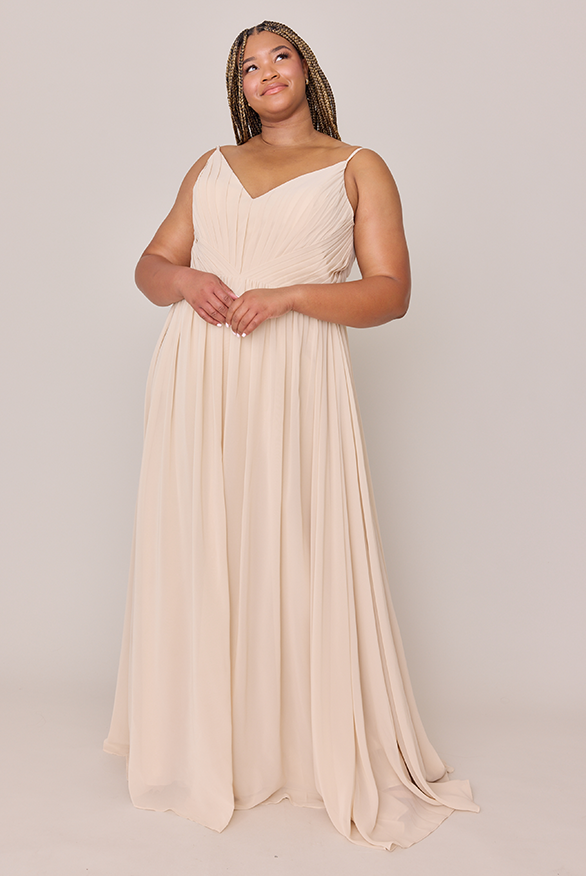 Penelope Chiffon Dress | Made To Order Rosette Penelope Chiffon Dress | Made To Order Rosette