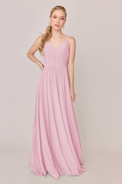 Penelope Chiffon Dress | Made To Order | Perfect Pink