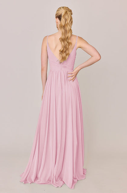 Penelope Chiffon Dress | Made To Order | Perfect Pink