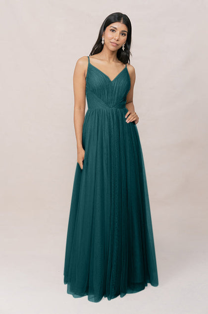 Penelope Tulle Dress | Made To Order | Classic Emerald