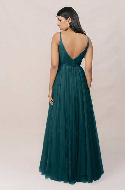 Penelope Tulle Dress | Made To Order | Classic Emerald