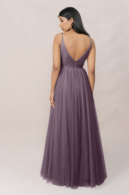 Penelope Tulle Dress | Made To Order | Dusty Purple