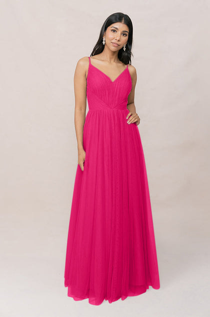 Penelope Tulle Dress | Made To Order | Hot Pink