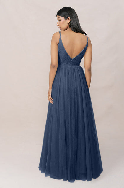Penelope Tulle Dress | Made To Order | Navy
