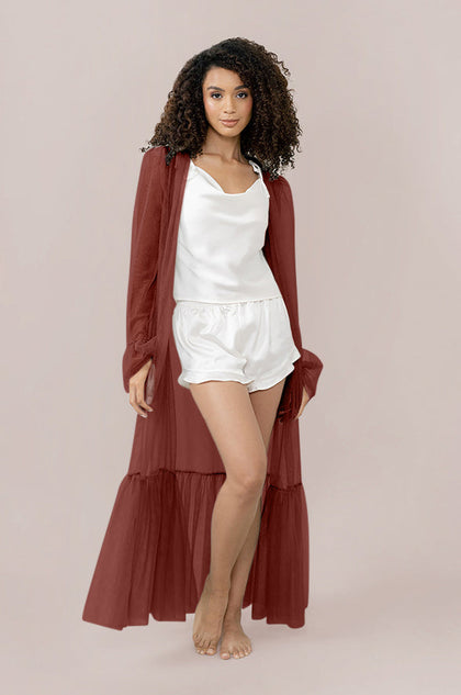 Pillow Talk Tulle Duster | Made To Order - Cinnamon Rose