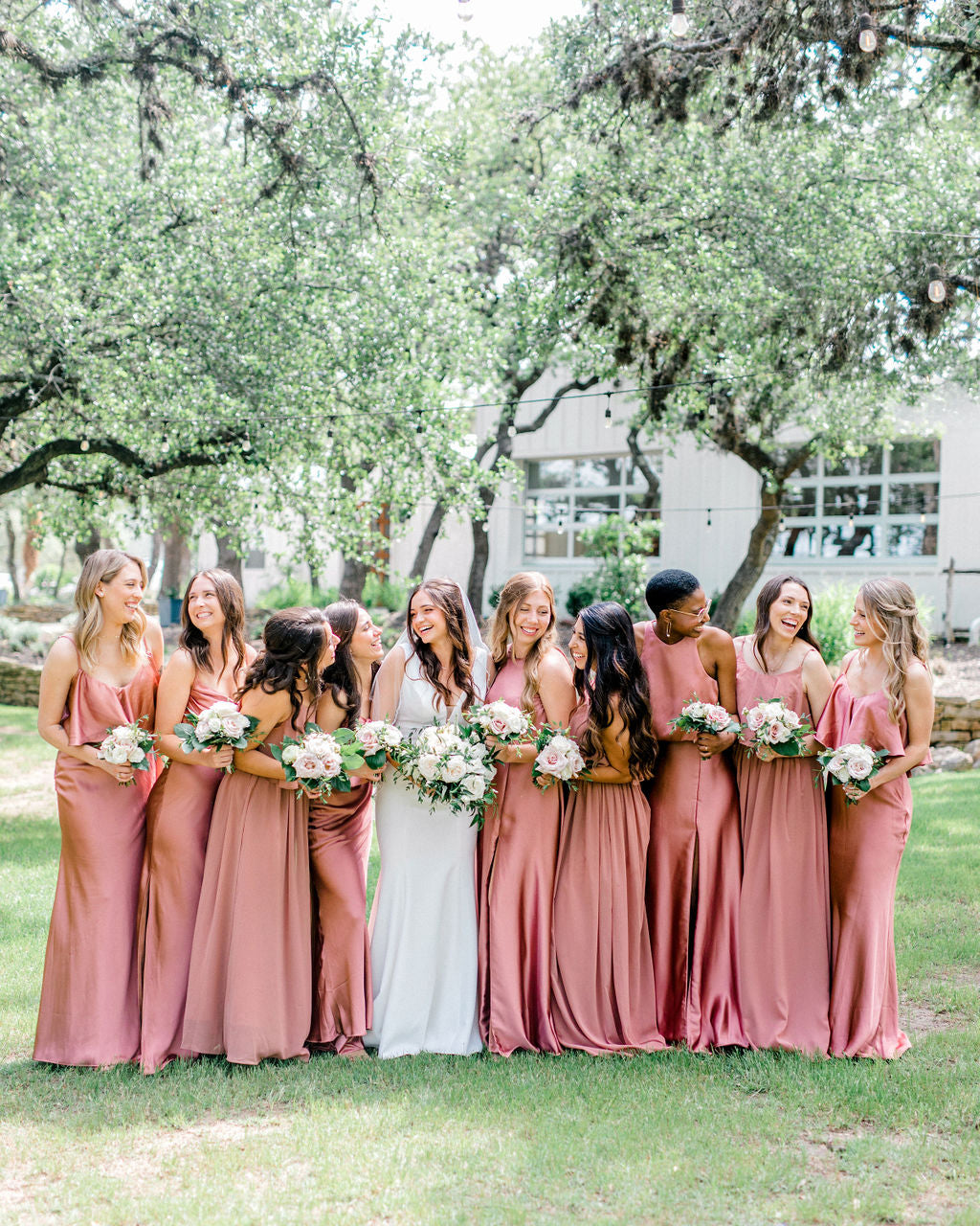 Light Pink Bridesmaids Dresses   Pink Hero 