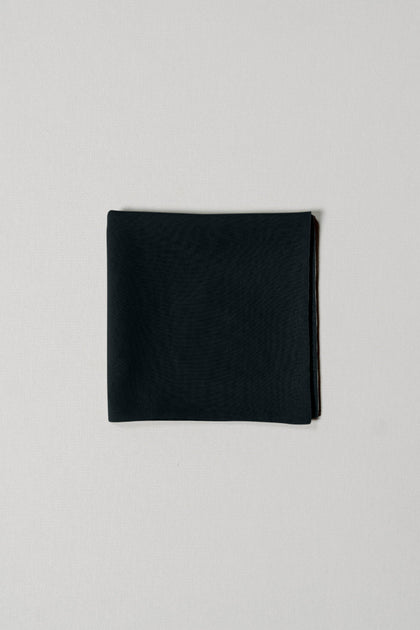 Chiffon Pocket Square | Made To Order | Black