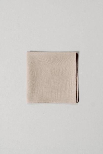 Chiffon Pocket Square | Made To Order | Champagne