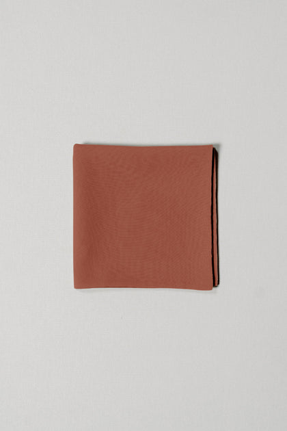 Chiffon Pocket Square | Made To Order | Cinnamon Rose
