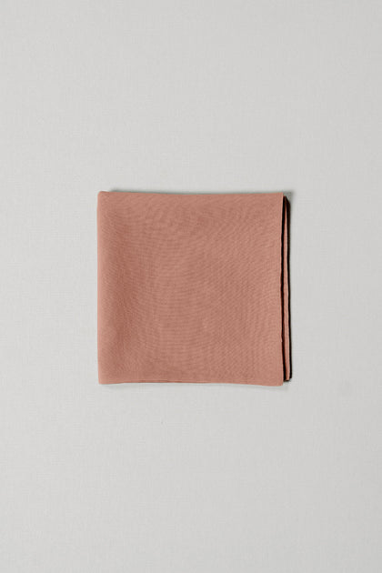 Chiffon Pocket Square | Made To Order | Desert Rose