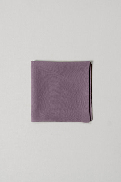 Chiffon Pocket Square | Made To Order | Dusty Purple
