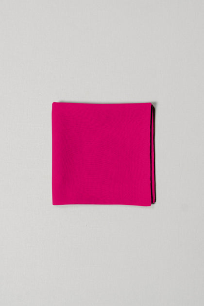 Chiffon Pocket Square | Made To Order | Hot Pink
