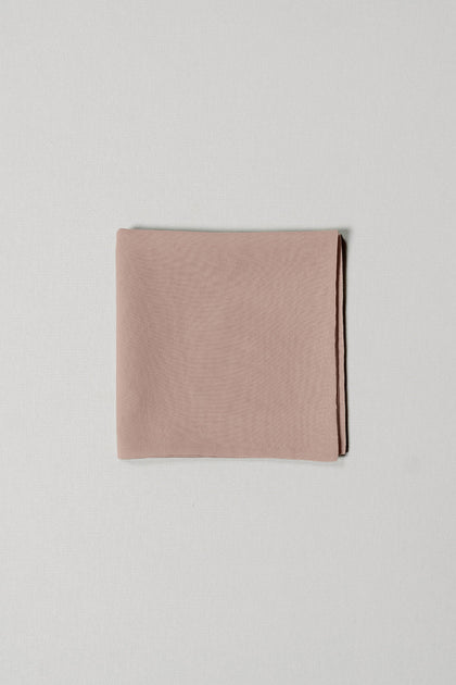 Chiffon Pocket Square | Made To Order | Latte