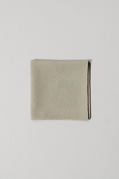 Chiffon Pocket Square | Made To Order | Silver Sage