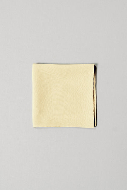 Chiffon Pocket Square | Made To Order | Yellow