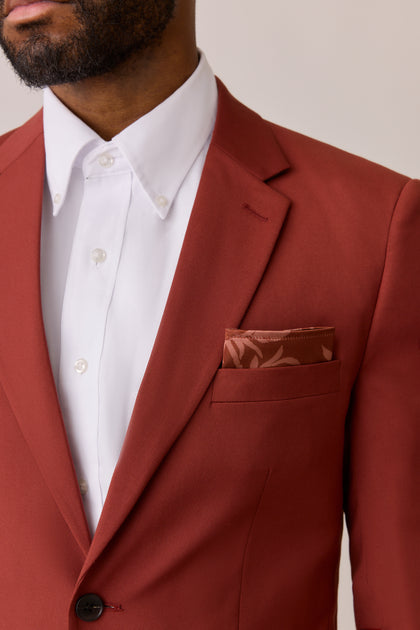 Color: Rust Bouquet, Pictured with Terracotta Rust Suit