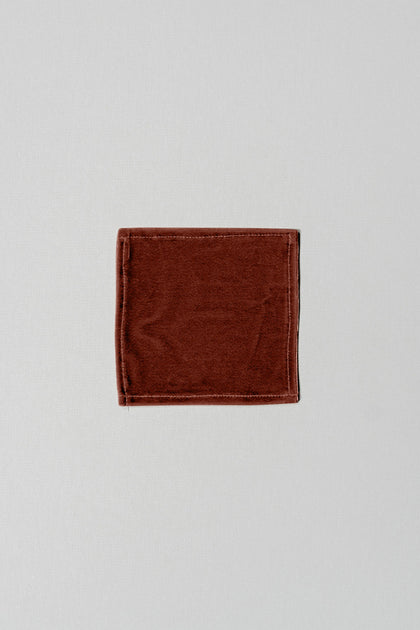 Kids Velvet Pocket Square | Made To Order | Terracotta