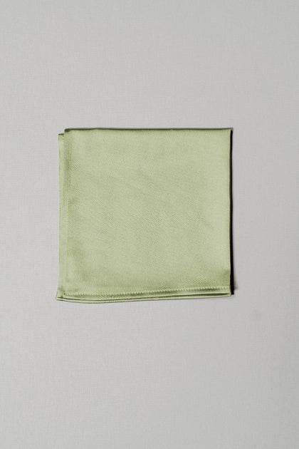 Satin Pocket Square | Made To Order | Matcha