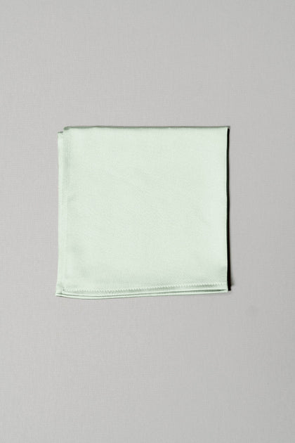 Satin Pocket Square | Made To Order | Pistachio