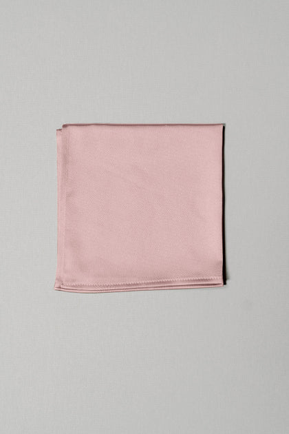 Satin Pocket Square | Made To Order | Rose Quartz
